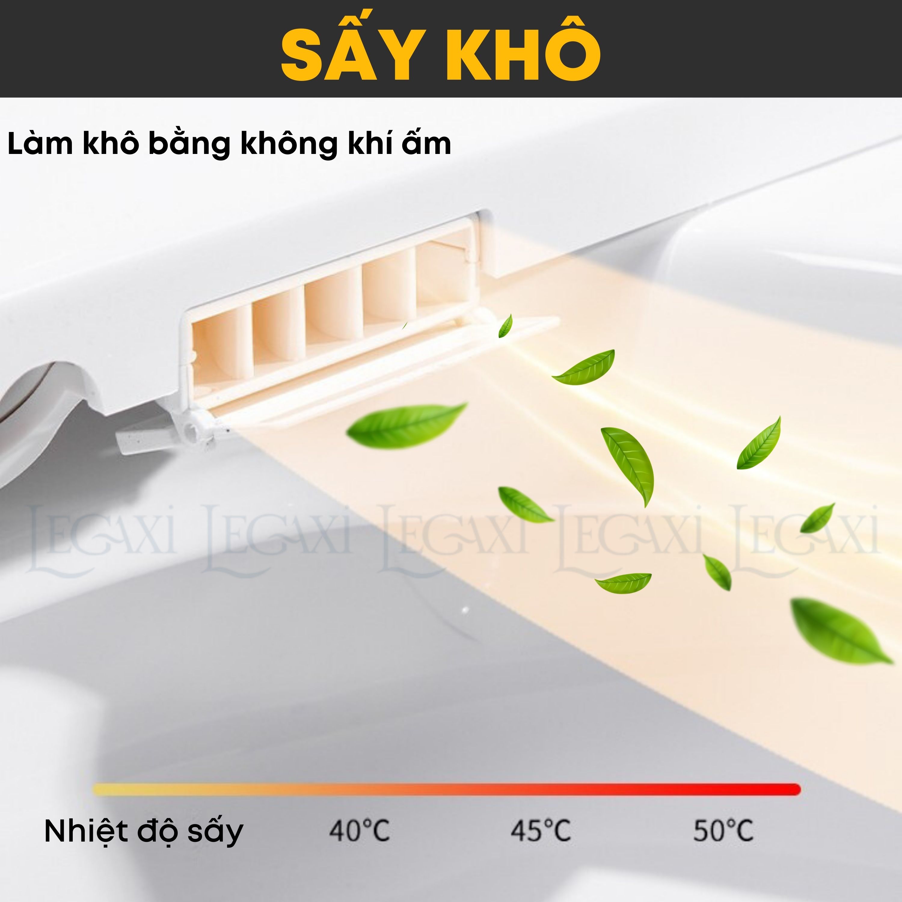 Bồn cầu thông minh toilet xịt rửa tự động remote sấy khô bệ xí cầu tiêu đa năng nhà tắm nhà vệ sinh Legaxi