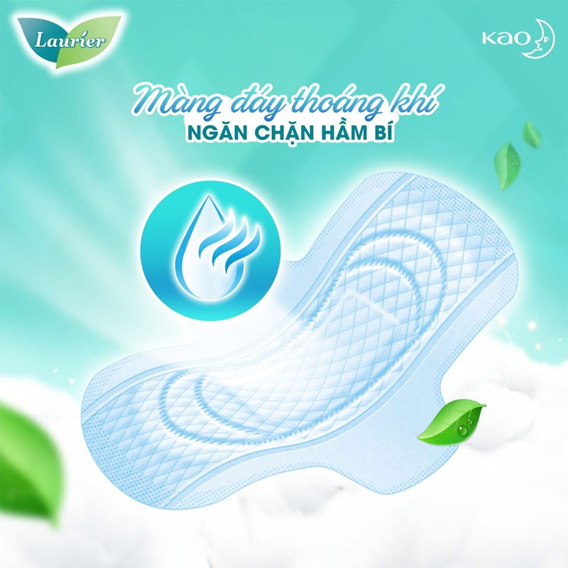 Băng vệ sinh ban ngày, đêm có cánh Laurier Kao Nhật Bản mềm mại, êm dịu với làn da nhạy cảm