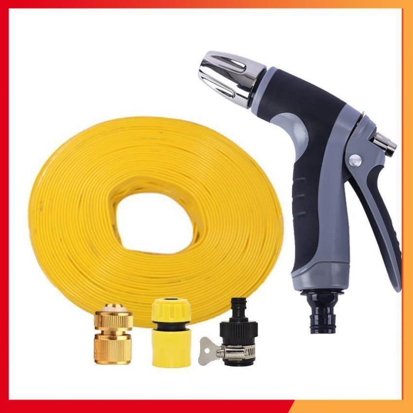 Bộ dây và vòi xịt rửa xe tưới cây tăng áp 7-10M 206817