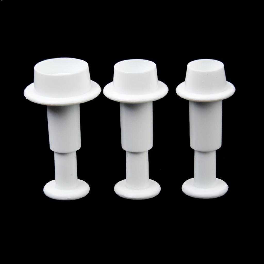 3pcs DIY Round Fondant Cake Sugarcraft Plunger Mold Cupcake Cookie Tools