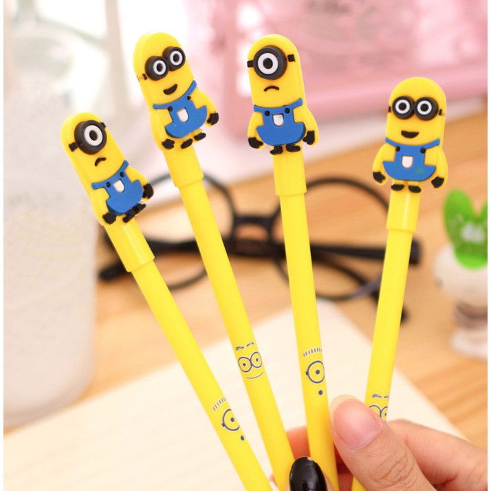 Bút Bi Minion Siêu Dễ Thương - Bút Bi Mực Đen ( Phát Màu Ngẫu Nhiên )