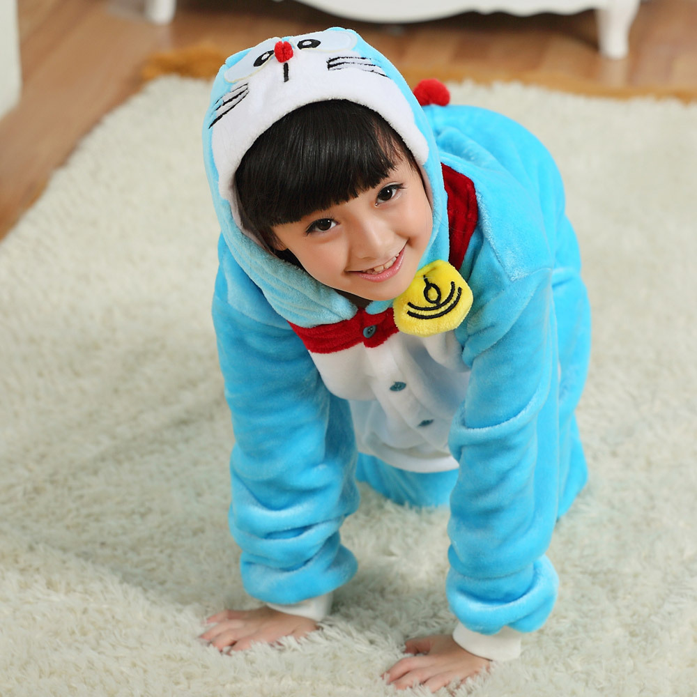 Bộ Đồ thú mèo máy doraemon xanh liền thân lông mịn Pijama dành Cho Người Lớn và Trẻ Em kiểu dáng Động Vật Hoạt Hình Cosplay Đầy Đủ Các Mẫu Mã Kích Cỡ nhiều màu đón giáng sinh HOT độc và lạ