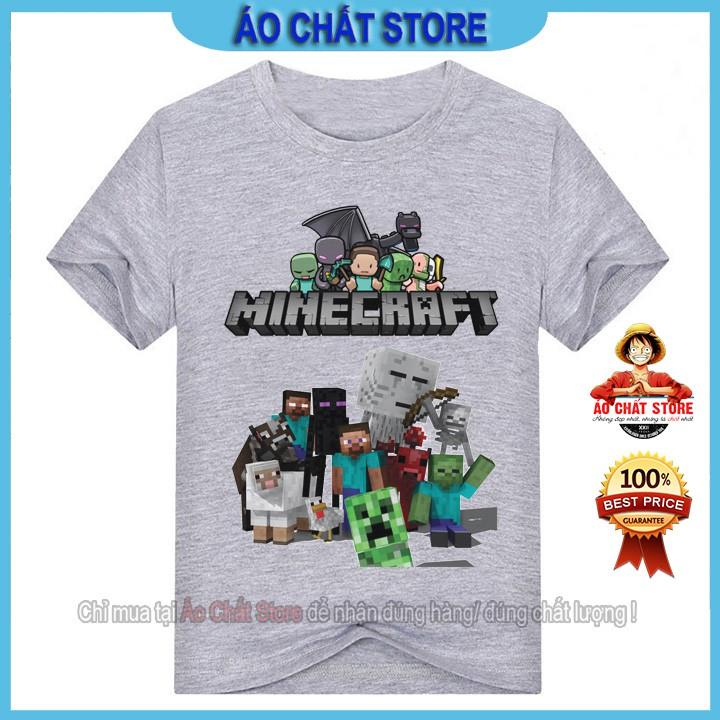 Áo thun Minecraft cho trẻ em | Áo Minecraft đẹp MC29 | Áo Chất Store