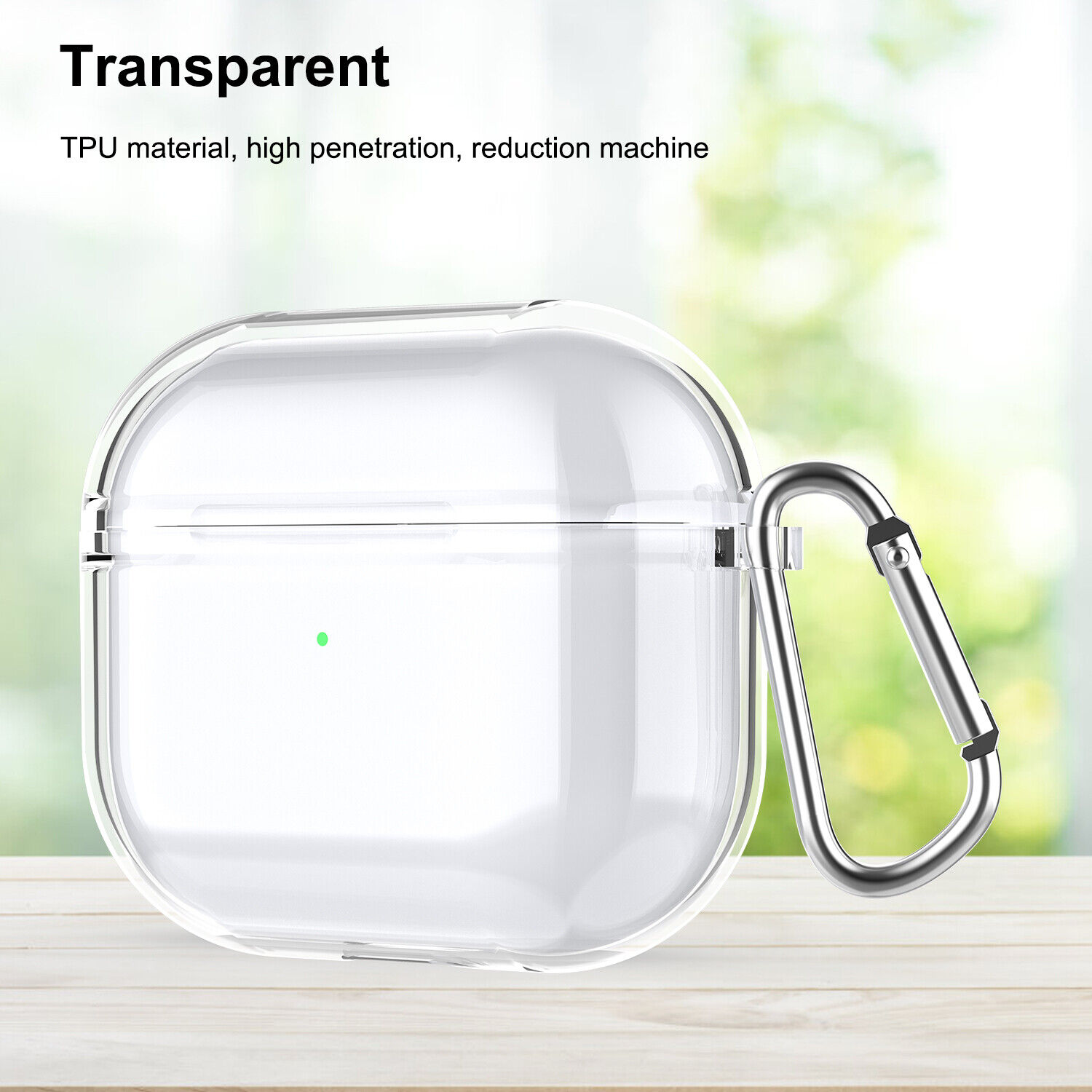 Bao case chống sốc trong suốt cho Airpods Pro hiệu Likgus Clear Shell - Hàng nhập khẩu