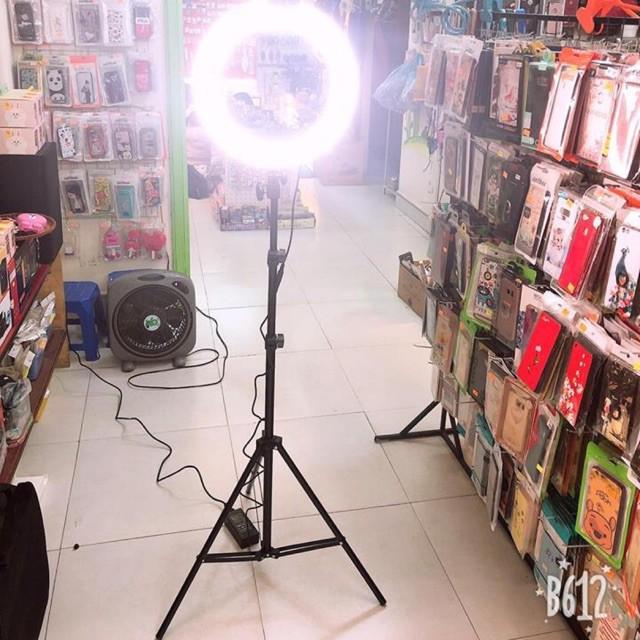 Đèn live size 45cm KÈM CHÂN livestream makeup trang điểm siêu lớn siêu sáng LIVE