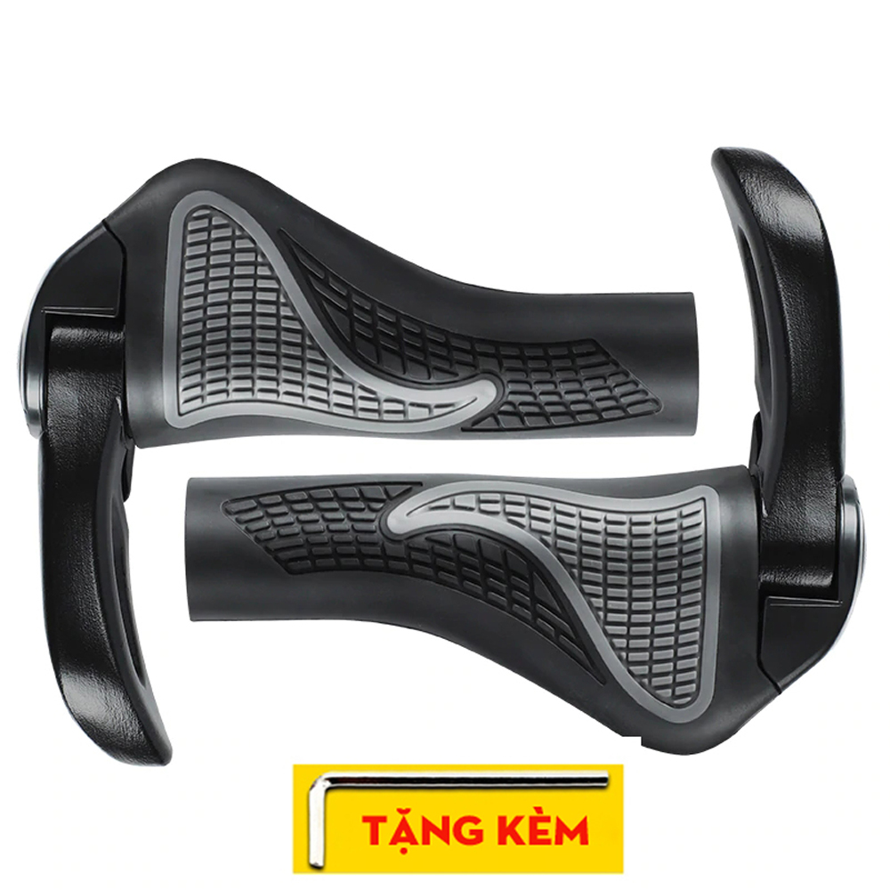 Bộ 2 Bọc Cầm Tay Lái Xe Đạp Cao Su Chống Trơn Trượt (phi 2.2 cm) Dễ Dàng Lắp Đặt Cho Xe Đạp Địa Hình Mai Lee