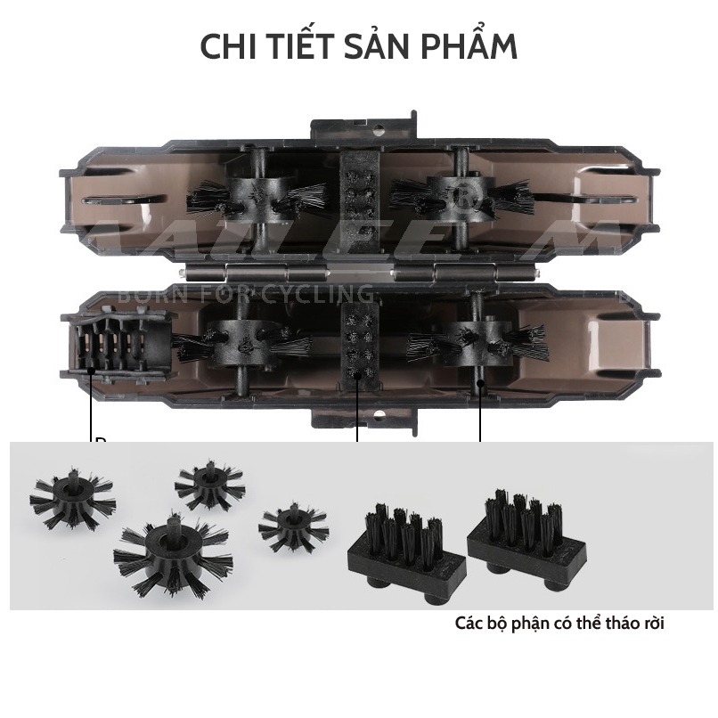 Hộp Chà Vệ Sinh Sên Xích Xe Đạp Chất liệu Nhựa ABS có nam châm hút mạt sắt CSXD-ML Mai Lee