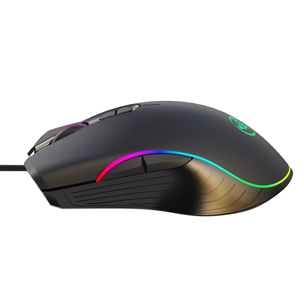 Chuột Chơi Game Có Dây 7 Nút Bấm Có Thể Lập Trình 6400DPI Quang USB Chuột Máy Tính Game Thủ Chuột Đèn RGB Quang Có Dây Chuột 509 Số 3