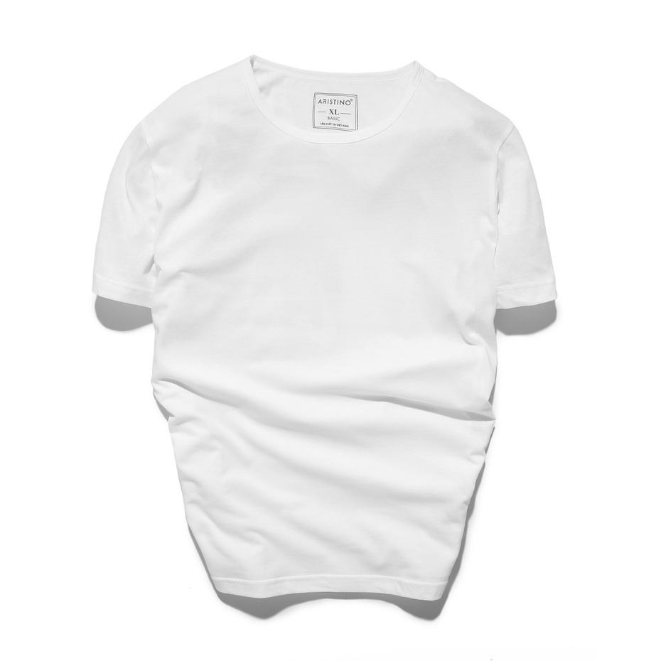 Áo thun nam ARISTINO kiểu dáng basic chất liệu 100% cotton mềm mại, thân thiện với da - AC22