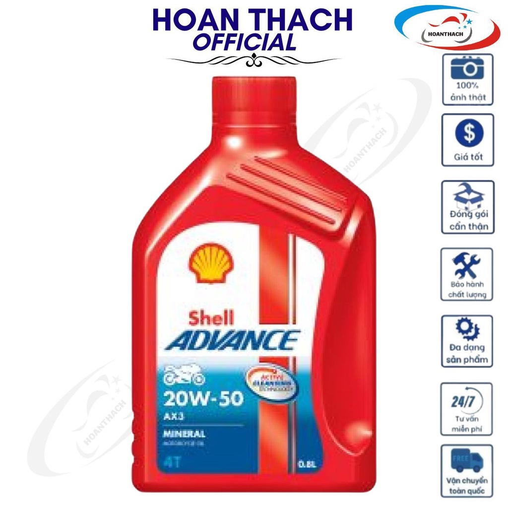 Nhớt Xe Số Advance Ax3 20W50 800Ml SP006931