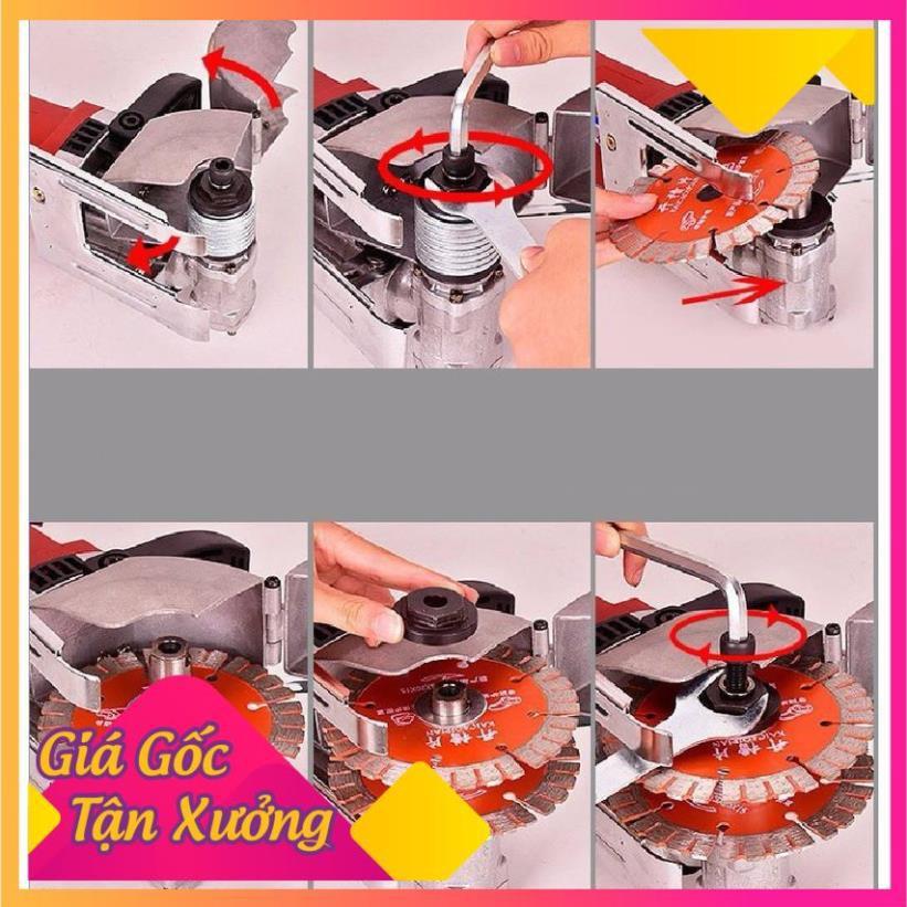 Máy cắt tường tạo rãnh 5 - 7 lưỡi