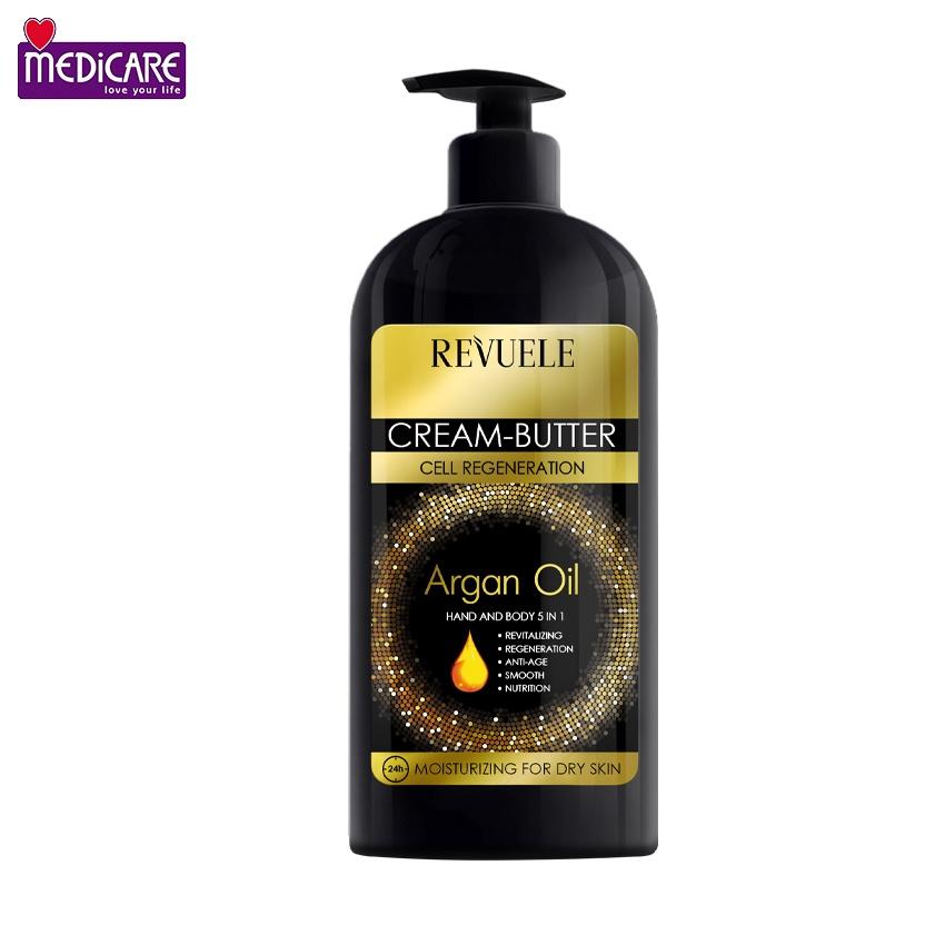 0126037 Sữa dưỡng thể REVUELE Argan 5in1 400ml