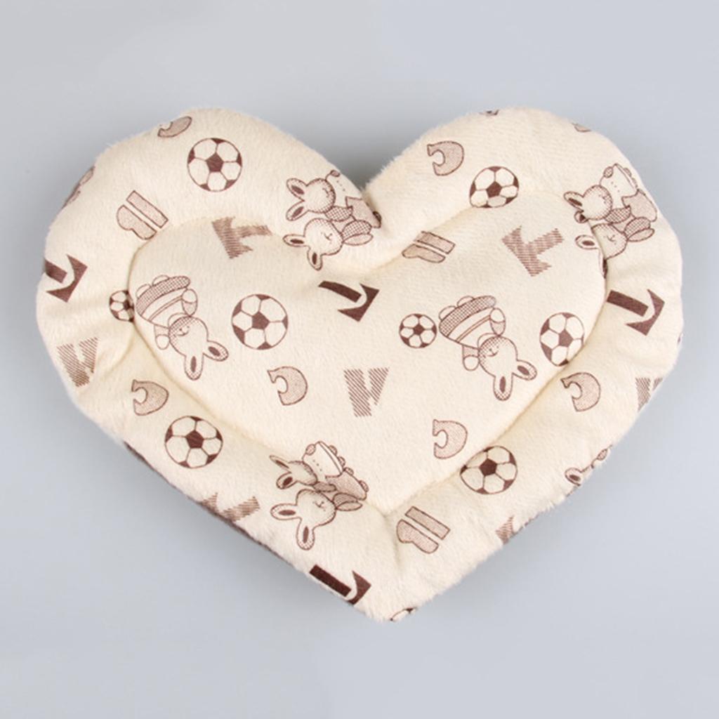 Small Animal Hamster Play Mat Seat Pad Sleep Bed Play Toy Heart Shape Pink