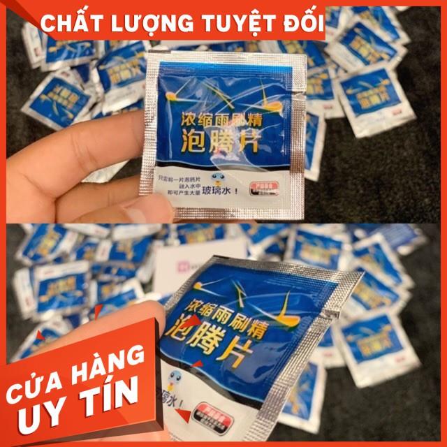 Combo 10 viên sủi rửa kính xe ô tô không lắng cặn phù hợp khi pha với 4 lít nước