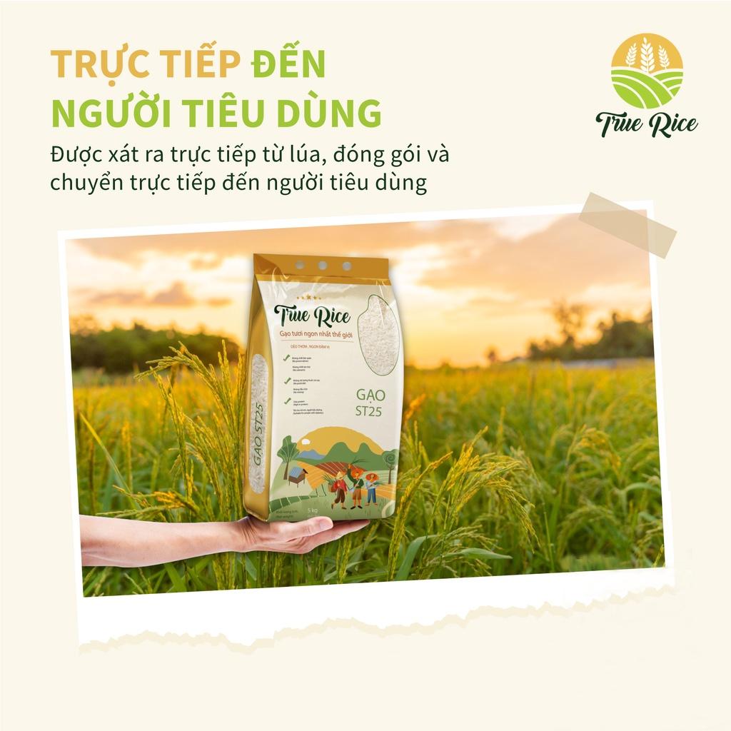 10kg Gạo tươi ST25 True Rice