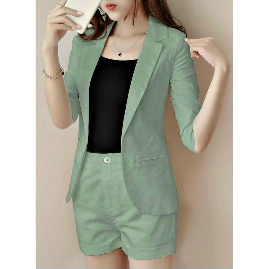 Set bộ Vest quần đùi kèm áo trong