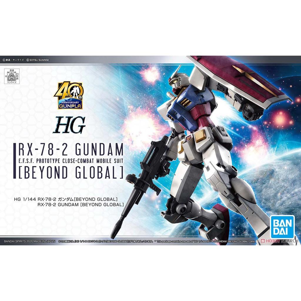 Mô hình đồ chơi lắp ráp Gundam bandai HG High grade RX 78 2 gundam Beyond global 1/144