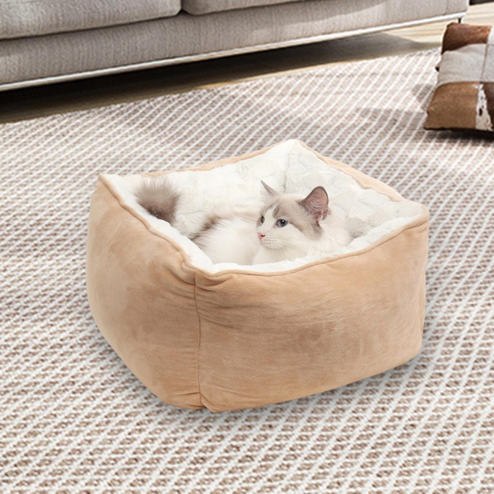 Square Dog Bed Pet Bed Autumn Winter Warm Comfortable Bed Nest Warm Dog Cat