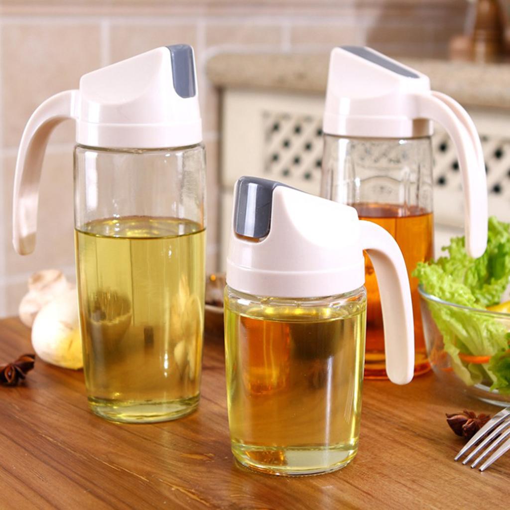 3pack Oil Liquor Dispenser Bottle Auto Flip Top Stopper 300/600/630mml