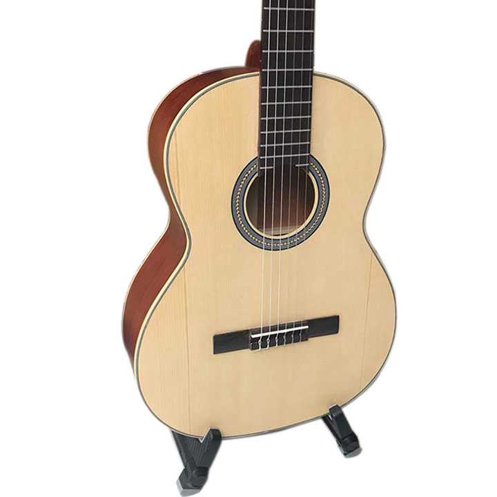 Đàn guitar classic gỗ nguyên tấm có ty chống cong - GTSVSG âm bao ấm