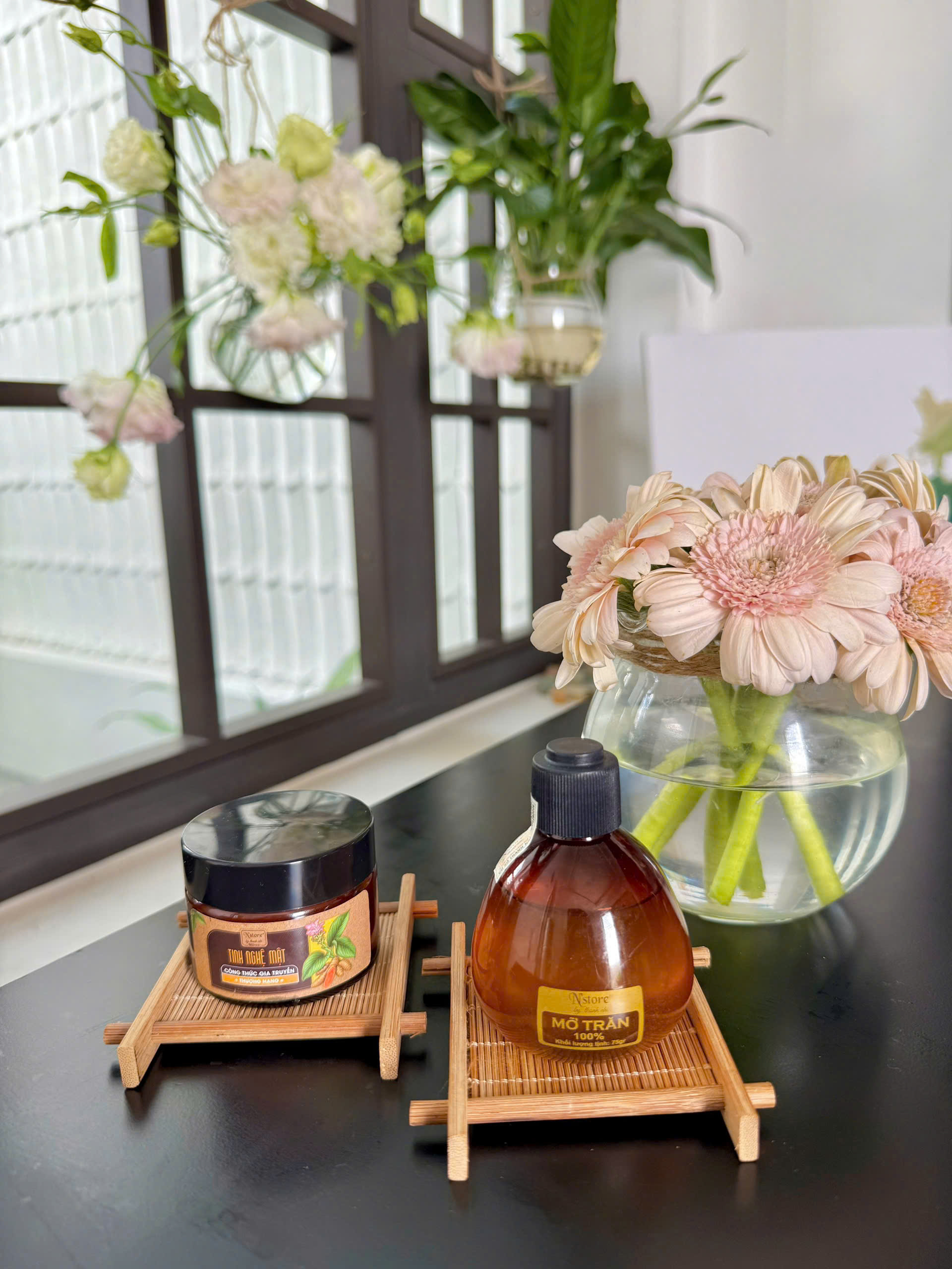 COMBO TINH NGHỆ MẬT KÈM MỠ TRĂN NGUYÊN CHẤT NSTORE BY THANH NHI