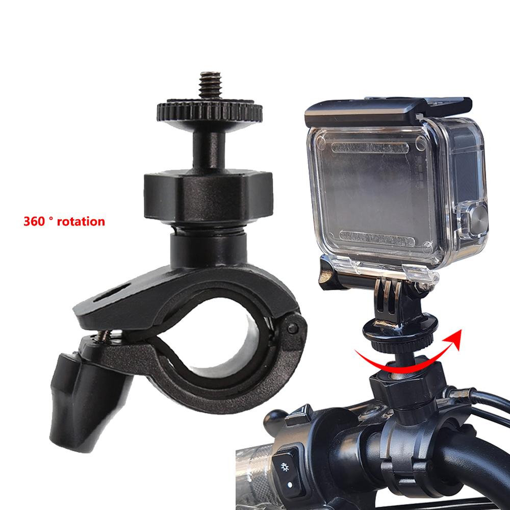 Tay cầm xe đạp tay cầm tay cầm thanh máy giá treo máy bay360 độ quay cho GoPro Hero 11 10 9 8 7 6 Phụ kiện camera SJCAM
