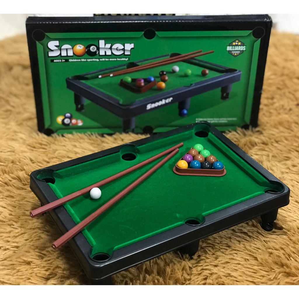 Bàn bida mini, bàn billiards snooker mini nhiều kích cỡ đồ chơi giải trí dành cho bé