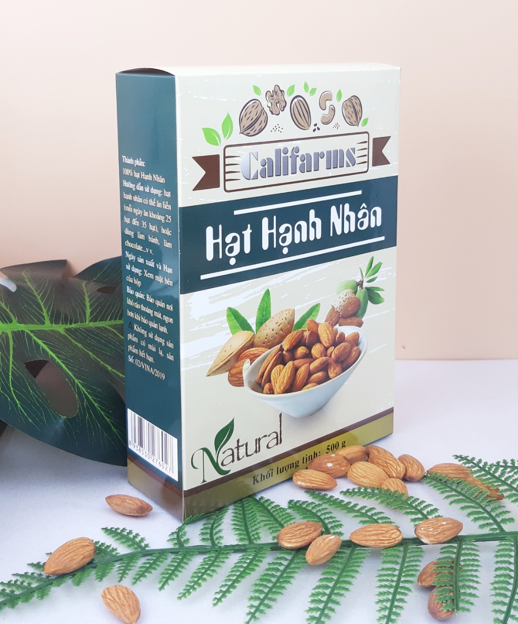 500G Hạnh nhân Mỹ tự nhiên