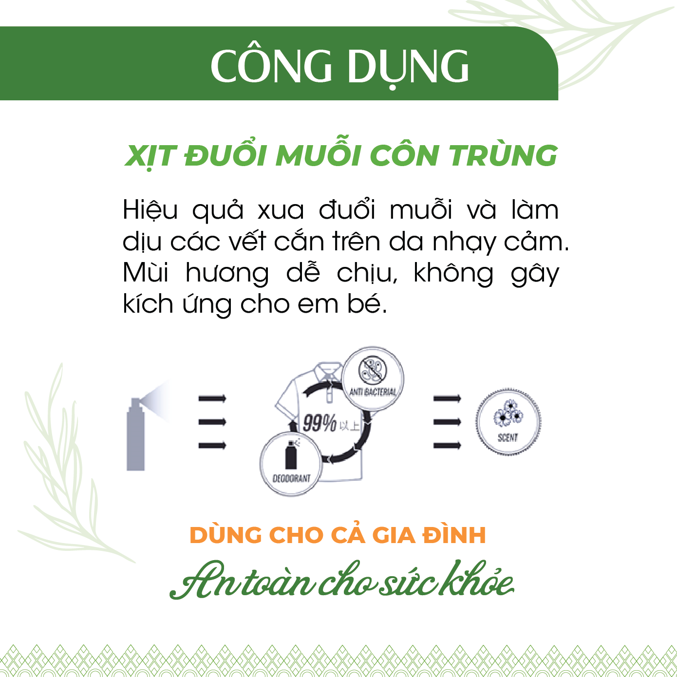 Xịt Phòng Tinh Dầu Hữu Cơ Organic 24Care - Kháng khuẩn - Khử mùi hôi - Đuổi muỗi, kiến ba khoan - côn trùng - Hương thơm thư giãn. 