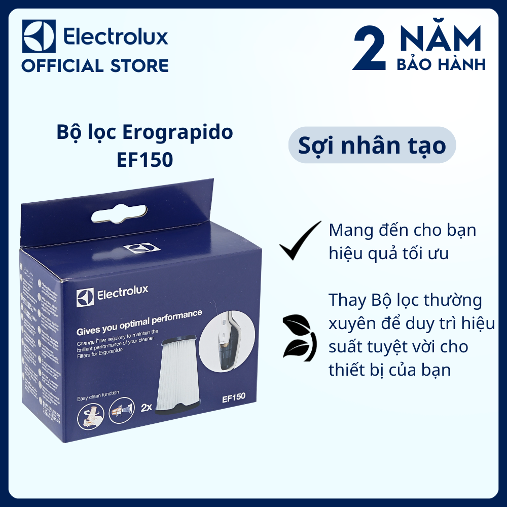 Bộ lọc Erograpido Electrolux EF150, Mang đến cho bạn hiệu quả tối ưu [Hàng chính hãng]