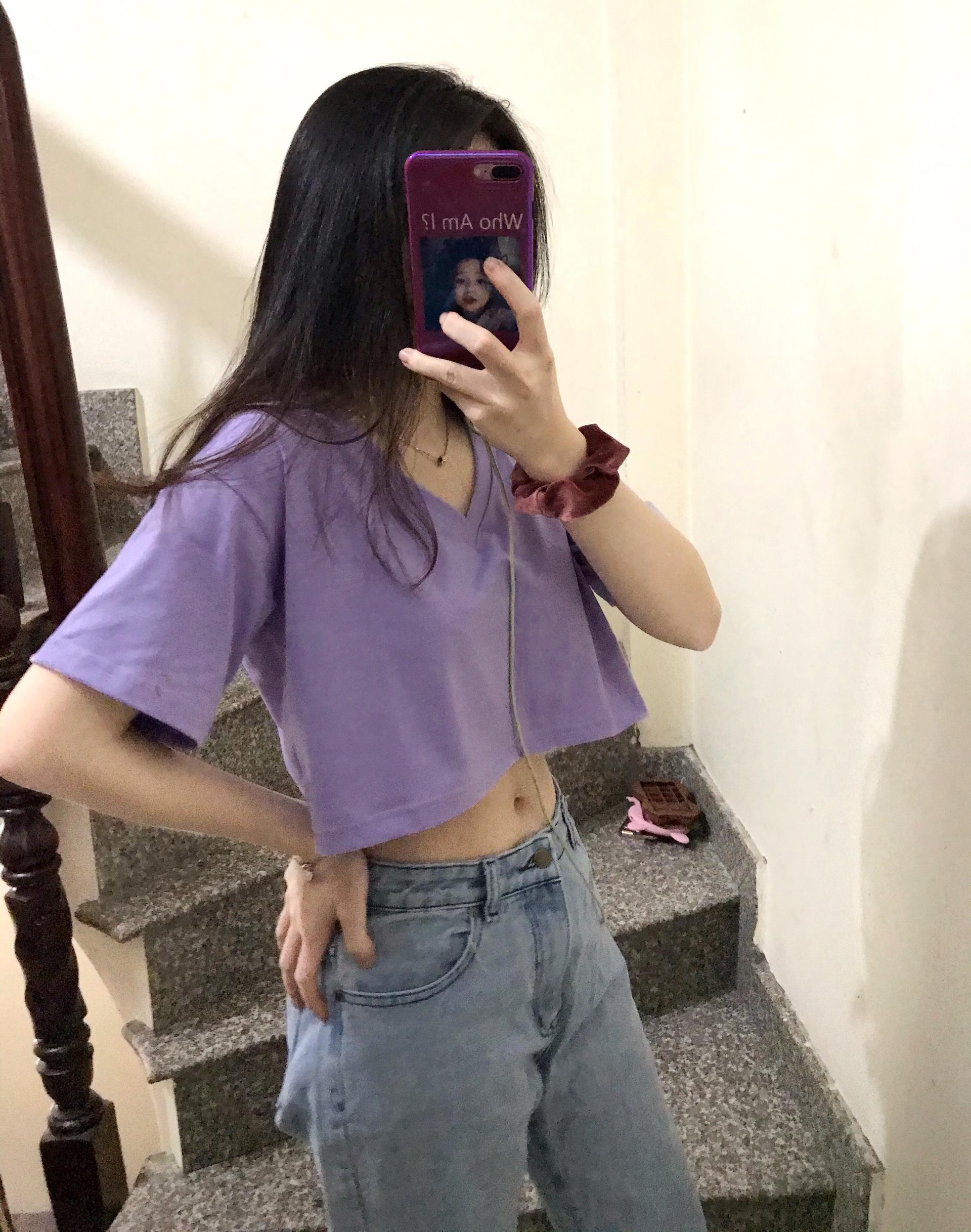 Áo CropTop EnV Phiên Bản 3 Màu Xinh