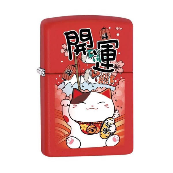 Bật lửa Mèo Thần Tài Zippo - made in USA