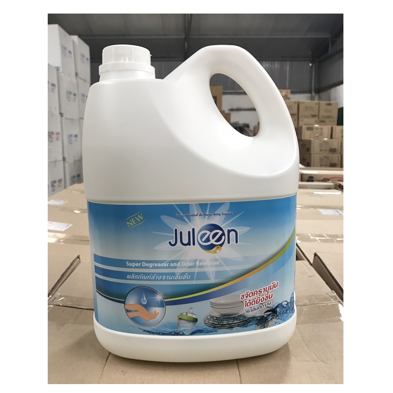 Nước rửa chén bát diệt khuẩn, không mùi Juleen 3500ml