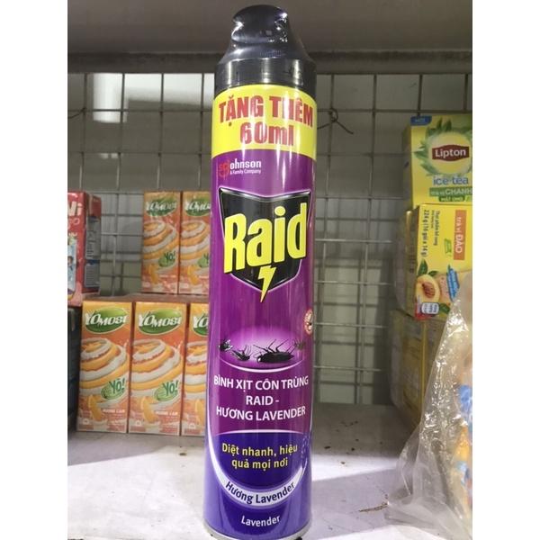 Bình xịt muỗi Raid hương lavender 660ml