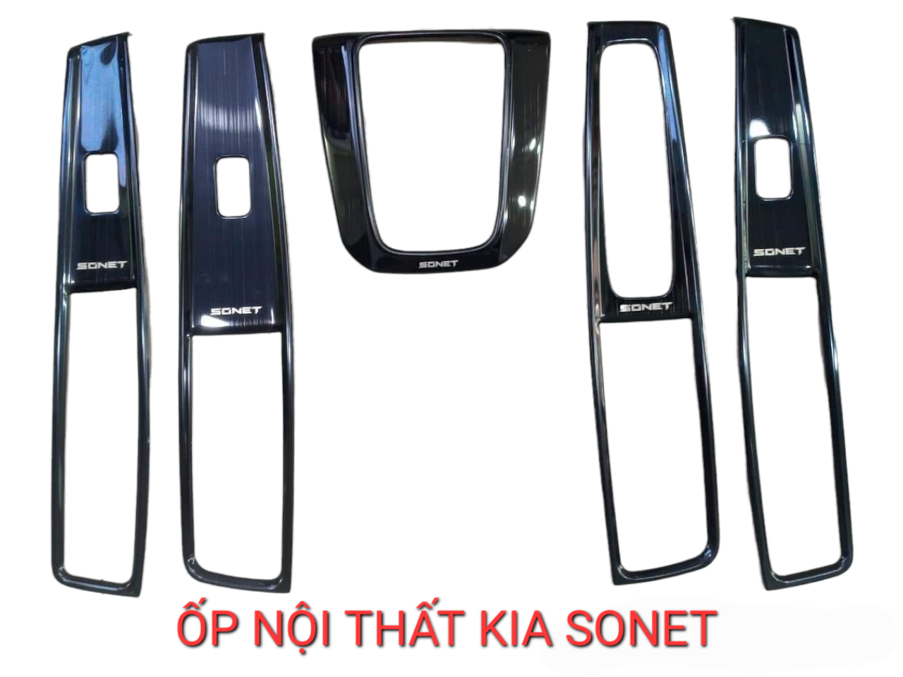 ỐP NỘI THẤT KIA SONET 2021 - 2022 MẪU TITAN , CARBON CAO CẤP