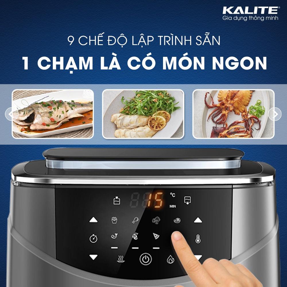 Nồi chiên hơi nước Kalite Steam 7 1700W dung tích 7L chiên hấp 2in1 hàng chính hãng