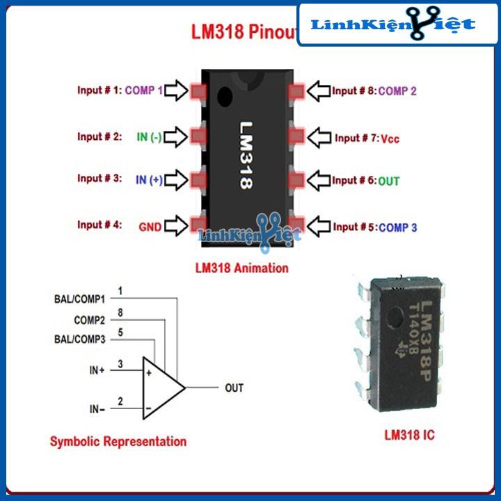 IC Khuếch Đại Thuật Toán LM318