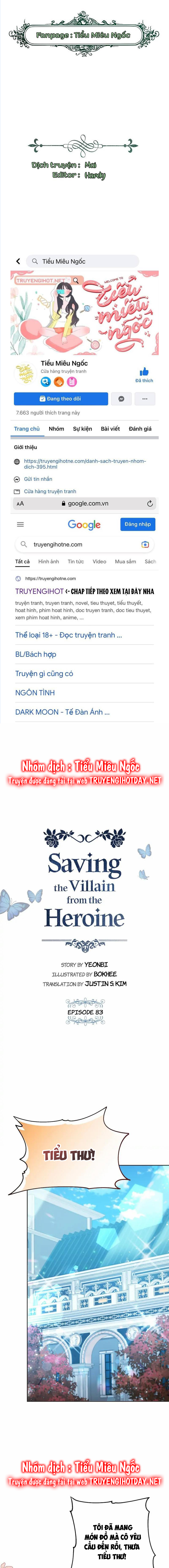 tôi sẽ cứu nam phản diện bị nữ chính ruồng bỏ chapter 83 1