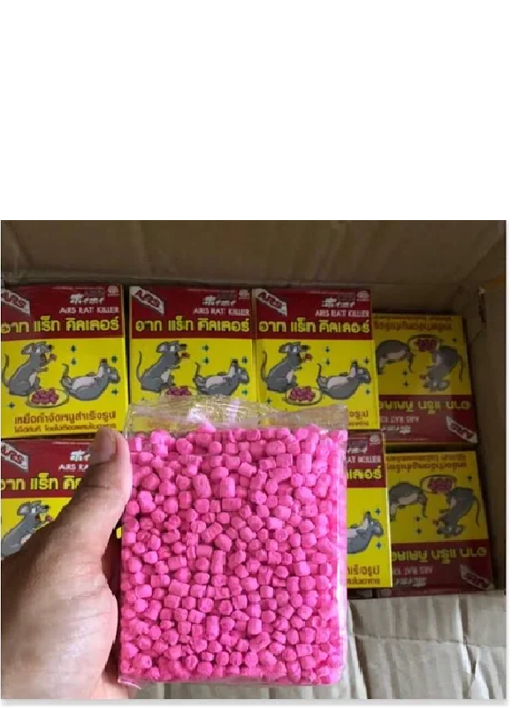 Thức Ăn Diệt Chuột- Bã Diệt Chuột Sinh Học Thái Lan Ars Rat Killer 80g/hộp -Diệt Chuột Hiệu Quả 100%
