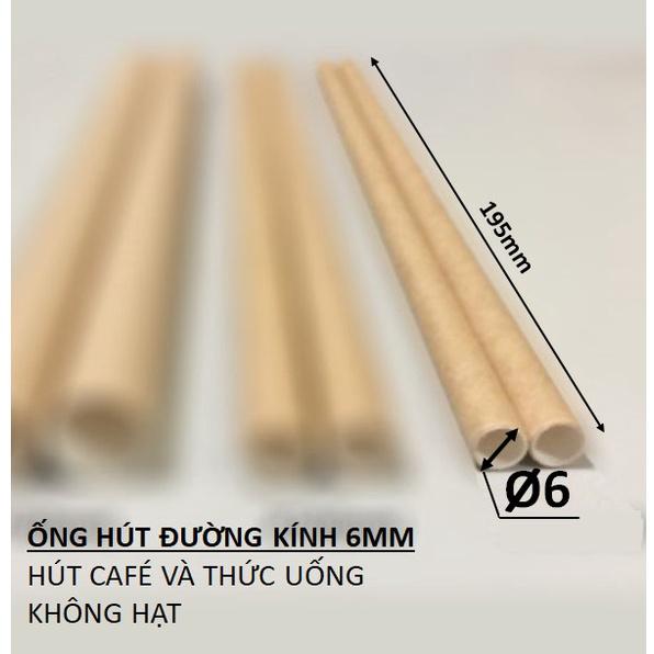 Ống Hút Giấy Dùng 1 Lần Các Kích Thước, Sạch Sẽ An Toàn Với Môi Trường