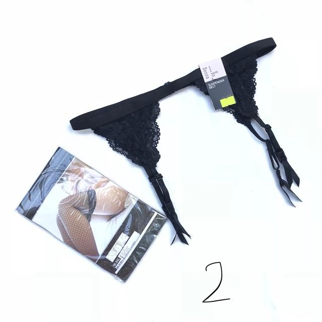 Combo kẹp tất đùi + tất đùi