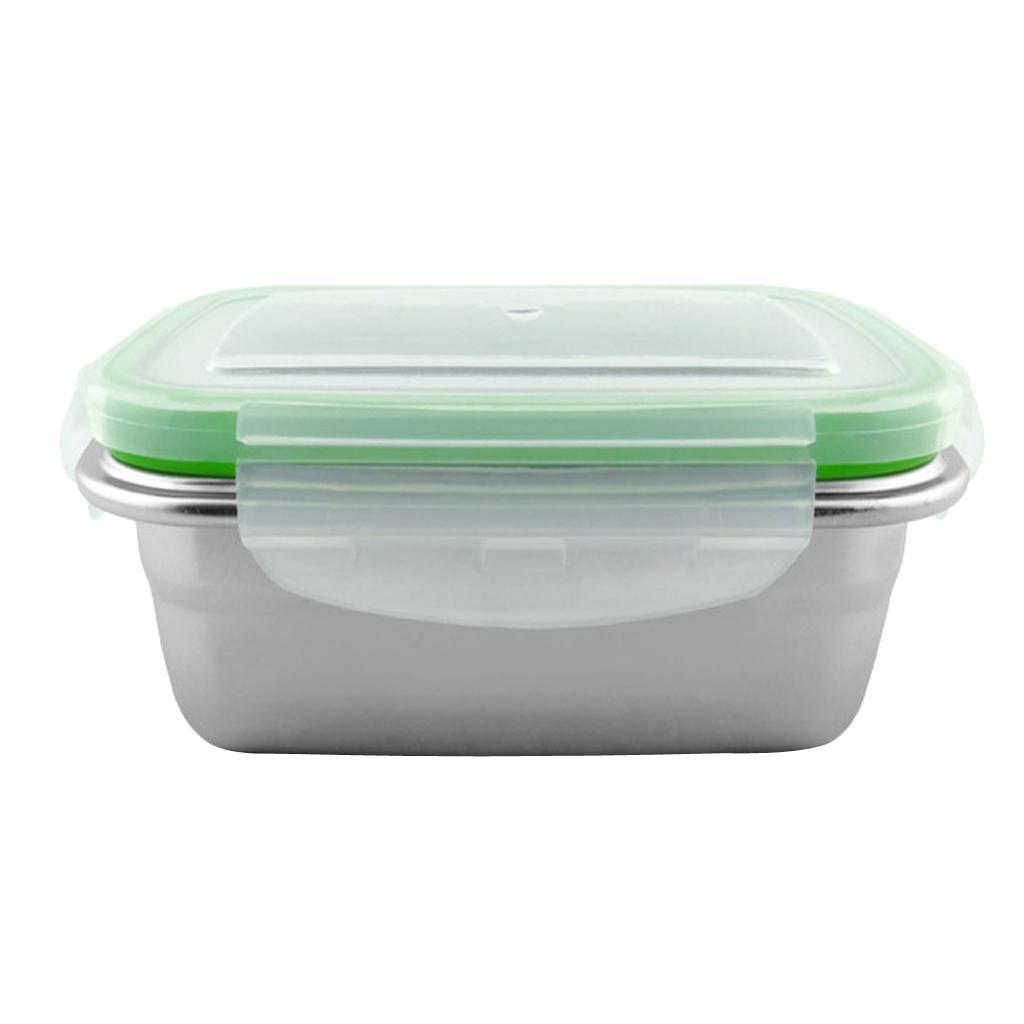 Stainless Steel Food Containers Food Preservation Lunch Box Leakproof 350ml