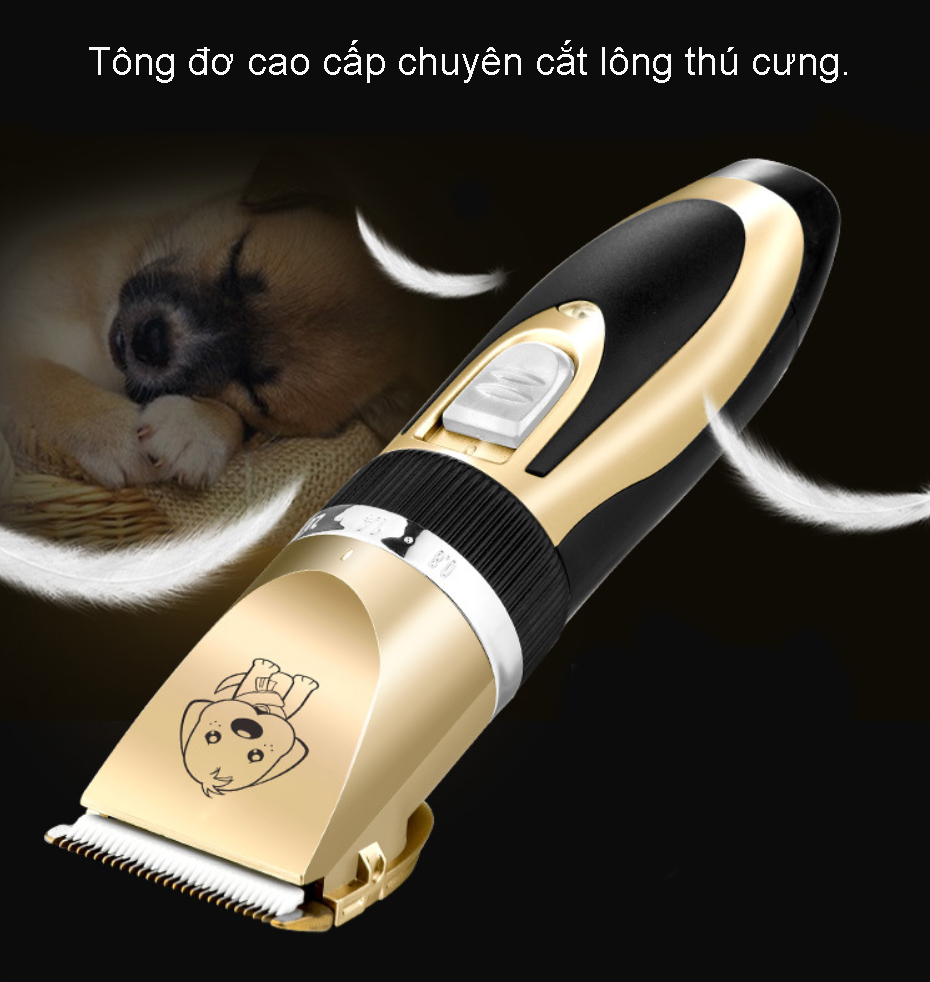Tông đơ cắt lông thú cưng chó mèo vật nuôi MyPet LED - Bộ phụ kiện tongdo tiện dụng