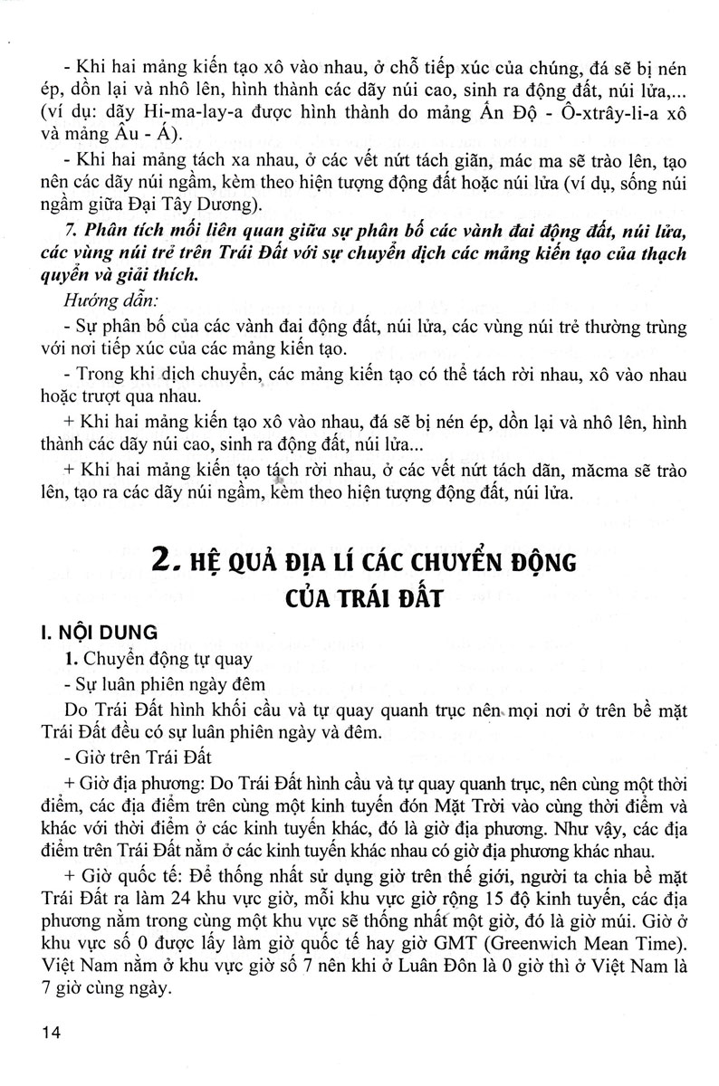 CÂU HỎI VÀ BÀI TẬP BỒI DƯỠNG HỌC SINH GIỎI ĐỊA LÍ LỚP 10 - HA