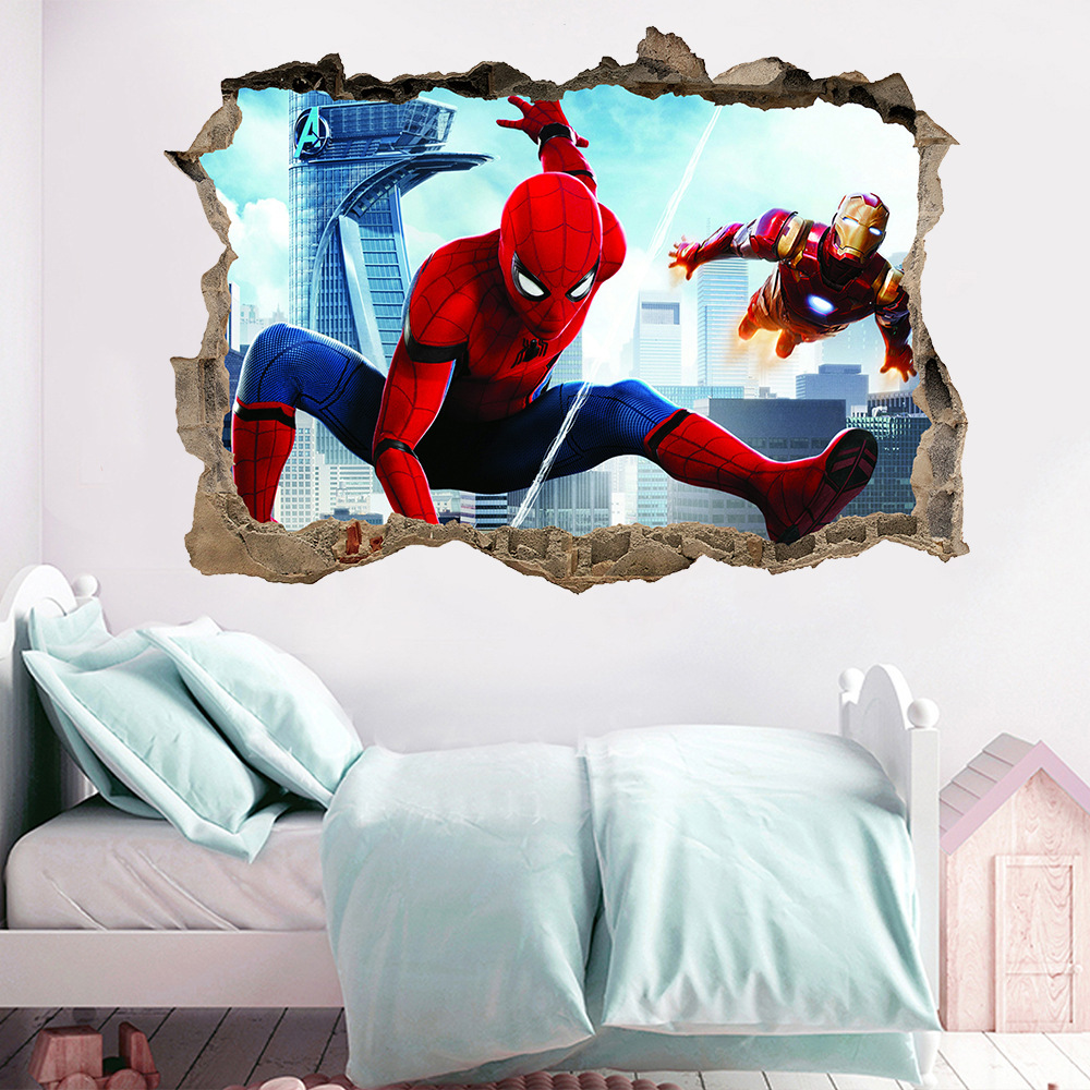 Decal Dán Tường Người Nhện Spider Man Siêu Anh Hùng Avengers mẫu 9