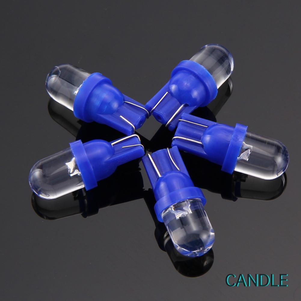 5 Bóng Đèn Led Xanh T10 194 W5W Cho Xe Hơi / Xe Máy