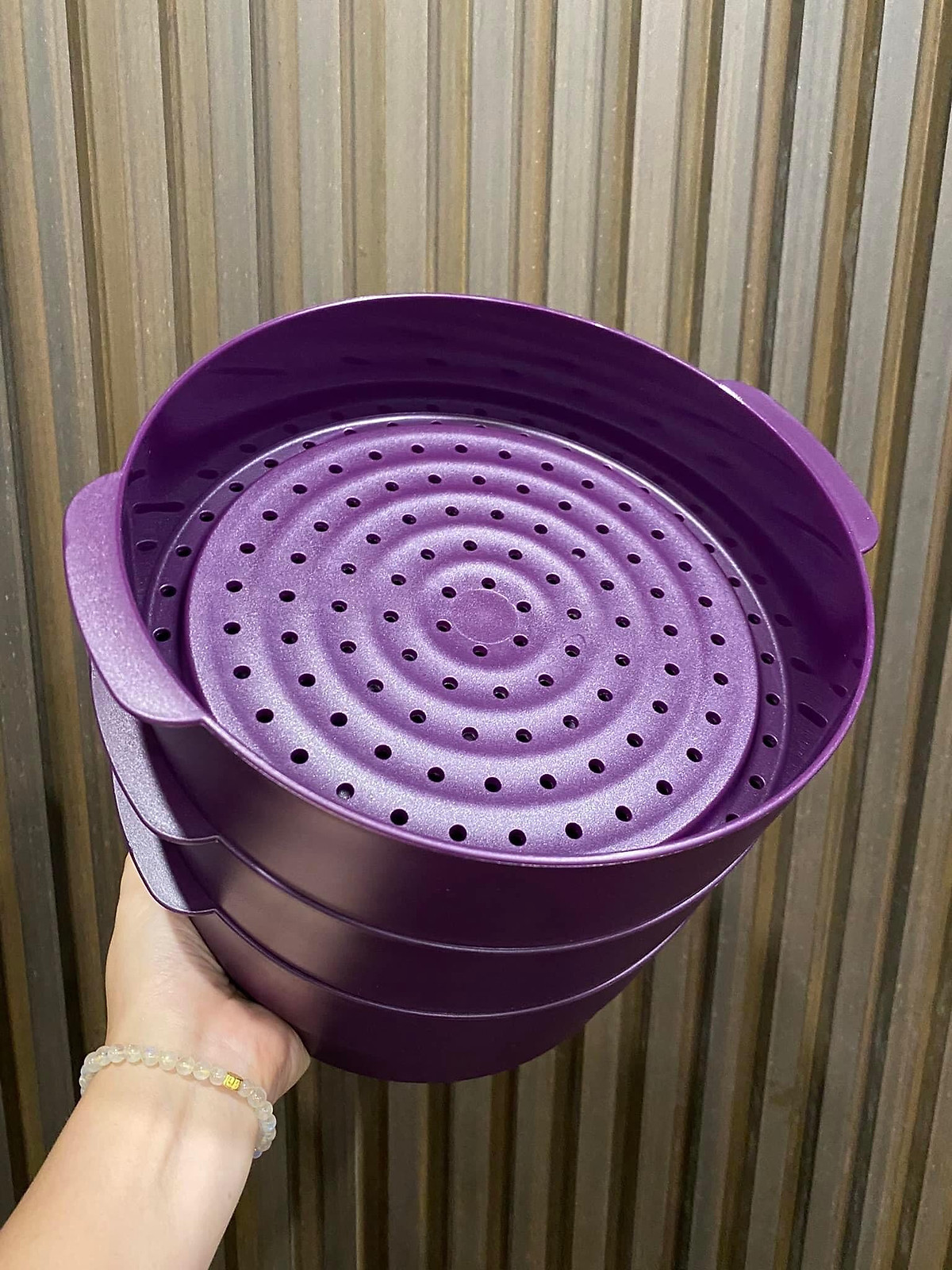 Xửng Hấp 3 Tầng Steam It Paraside 3 Tầng, Hàng Chính Hãng Tupperware, Nhựa Nguyên Sinh Hấp Cách Thủy, Bảo Hành Trọn Đời