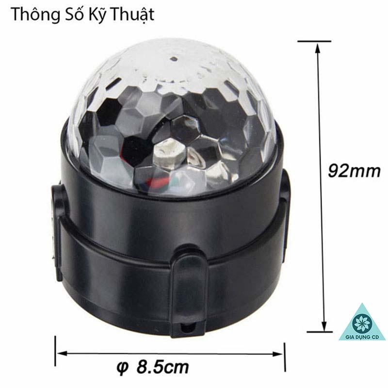 Đèn trang trí xoay 360 độ, đèn bay phòng nhiều màu