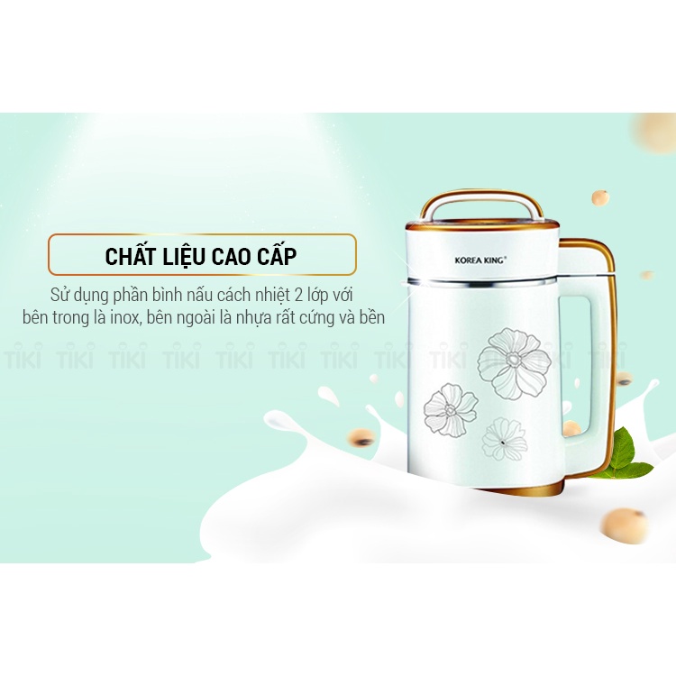 Máy Làm Sữa Đậu Nành Korea King KSM-1302GS - Hàng chính hãng