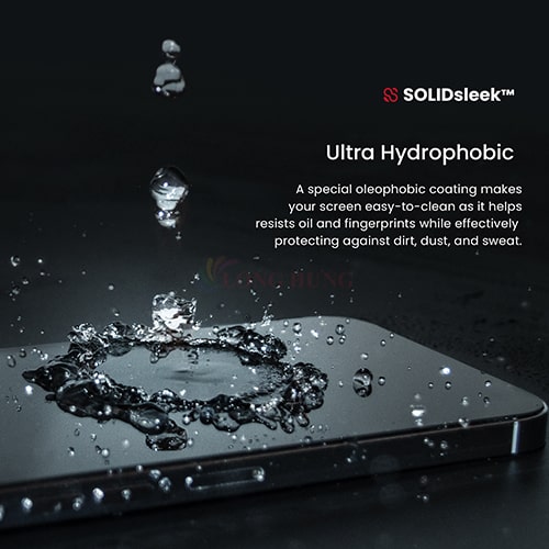 Dán màn hình cường lực Full viền Zeelot SOLIDsleek dành cho iPhone 15 Pro Max/15 Pro/15 Plus/15/14/13/12/11 - Hàng chính hãng